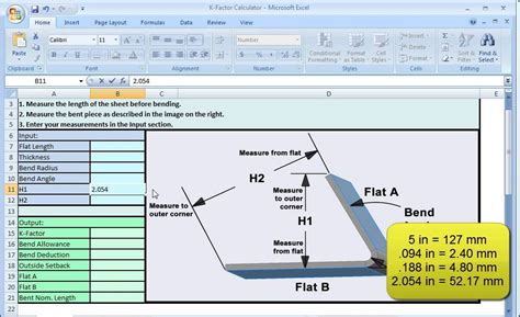 solidworks sheet metal k factor|sheet metal bending calculation excel.